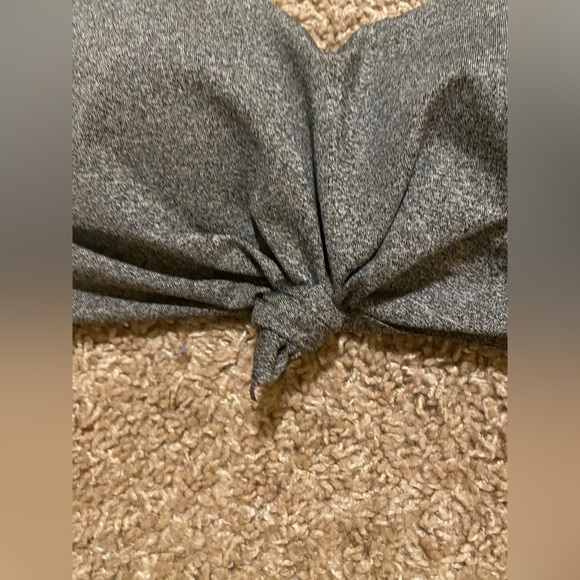 Calia Gray Bathing Suit Top - Picture 3 of 7